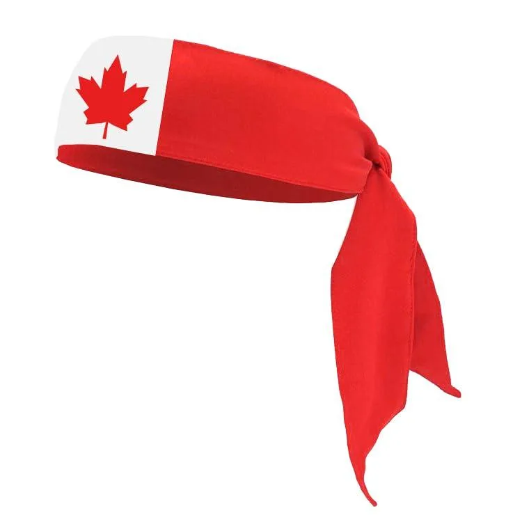 ONUPGO Canadian Flag Tie Headband 105 cm — product photo