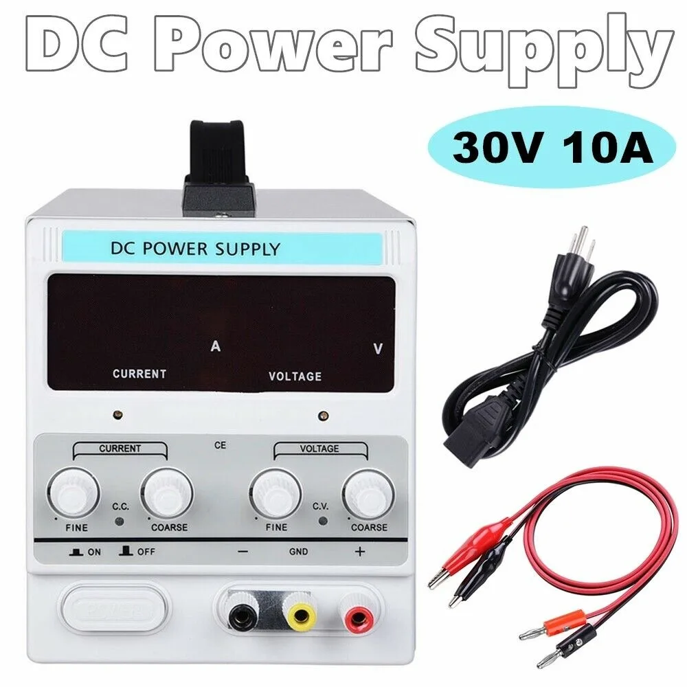 discoverzone discoverzone Adjustable Power Supply 30V 10A 110V — product photo