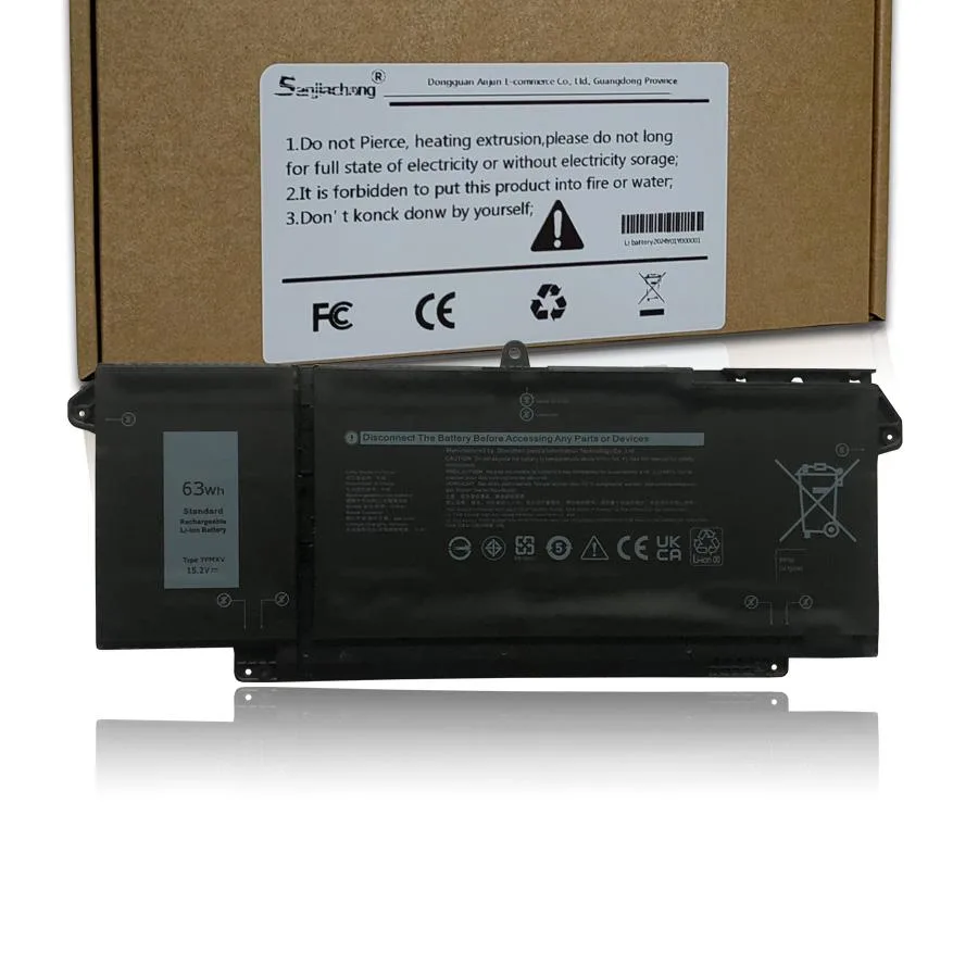 SANJIACHONG SANJIACHONG 7FMXV laptop battery 63Wh 15.2V 4-Cell for Dell Latitude 5320 7320 7420 7520 5340 2-in-1 — product photo