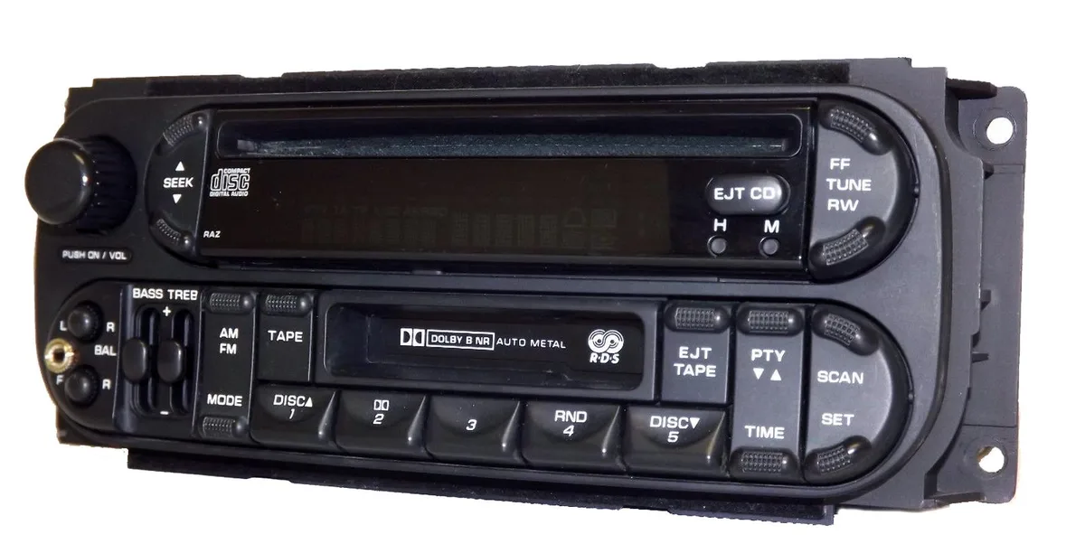 1 Factory Radio 1 Factory Radio P05064042AB RAZ AM FM CD Cassette AUX receiver — product photo