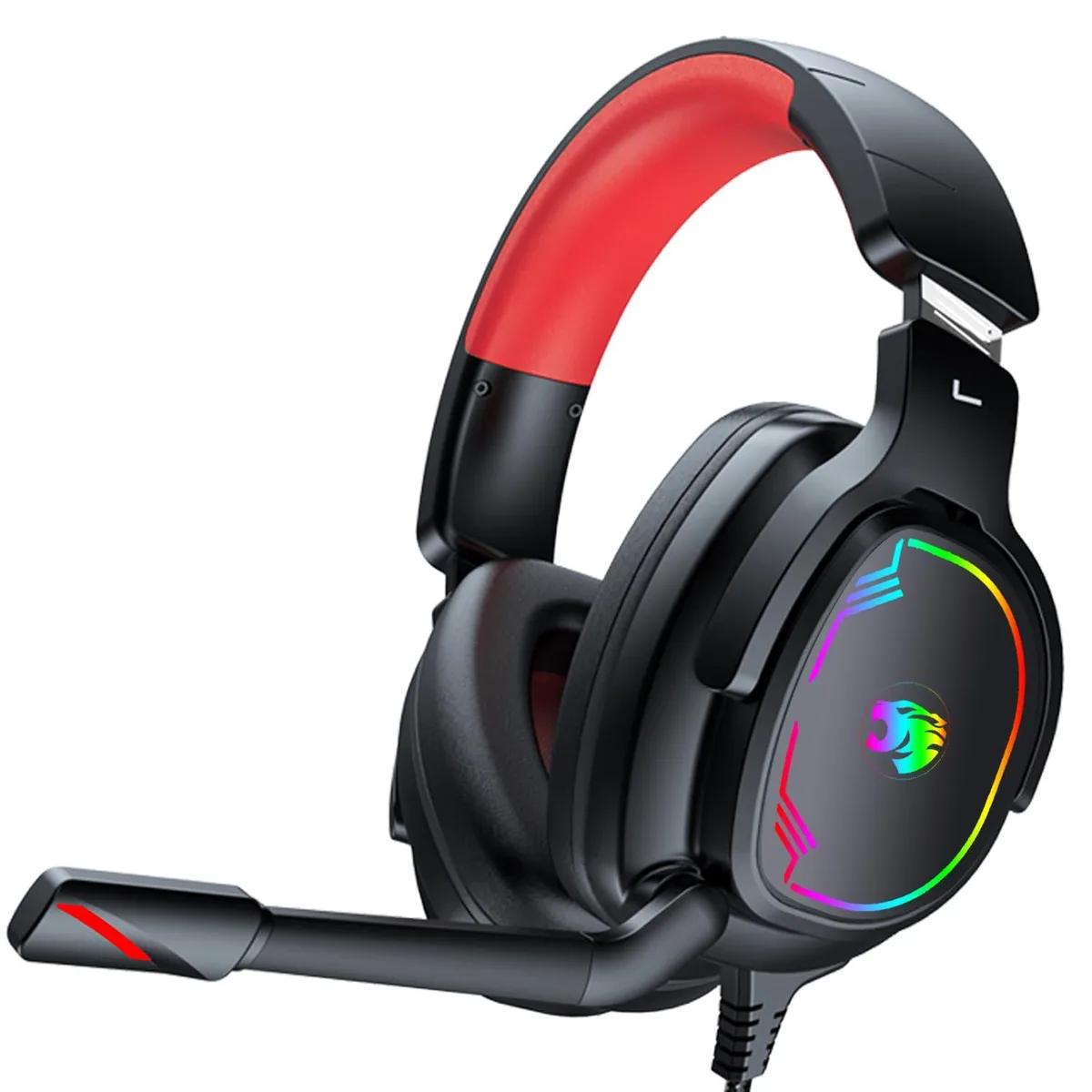 Jimonyer A82-1 Wired Gaming Headset 50mm 7.1 Red — product photo