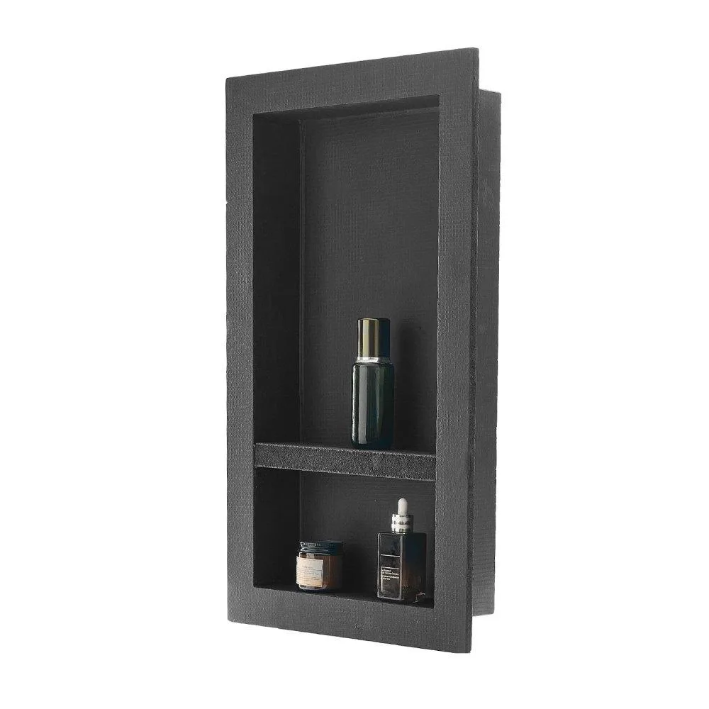 VEVOR VEVOR XPSNICHE1628 16 x 28 x 4 in Shower Niche Black — product photo