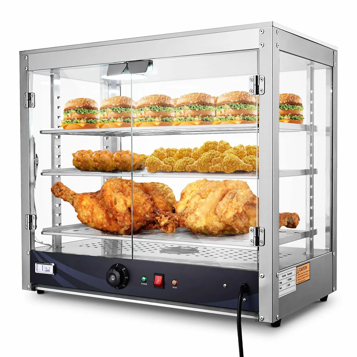Yescom USA, Inc. Yescom USA, Inc. 26FWM010-271524-11 800W 3-Tier Warming Tray — product photo