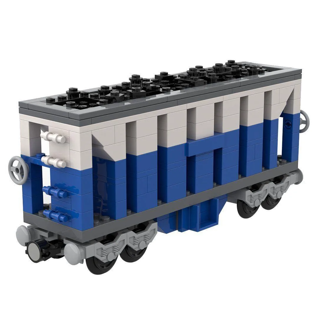 ZITIANYOUBUILD ZITIANYOUBUILD MOC-87473 4-Axle Coal Train Carriage 322 Parts — product photo