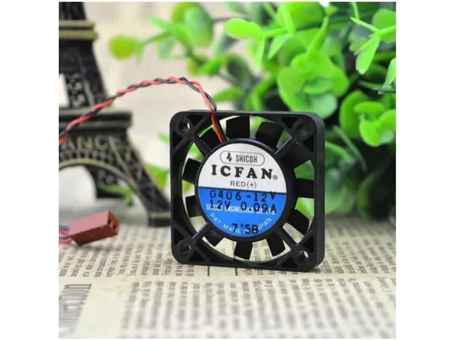 TSUJ TSUJ 2 in 1 accessory S0406-12V 12V 0.09A 4cm 4006 Iron Leaf High Temperature Fan — product photo