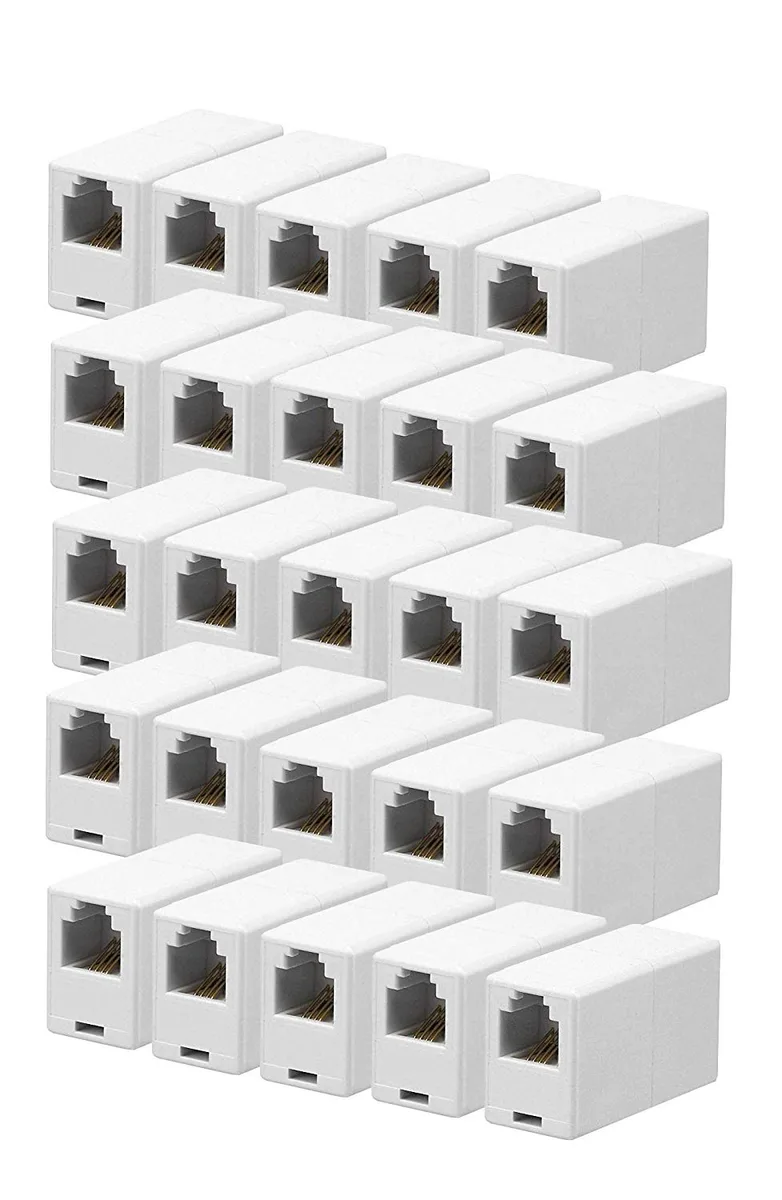 iMBAPrice iMBAPrice RJ11 4P4C inline coupler 25 pack accessory — product photo