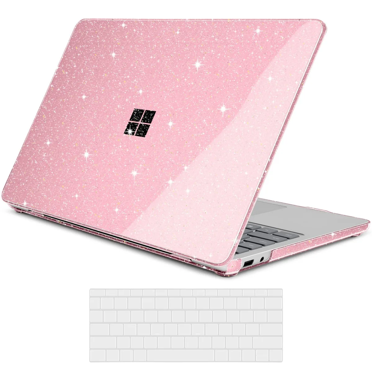 Adafruit Adafruit Shiny Crystal Clear Case 13" Surface Laptop 2025 Model 2095 Pink — product photo