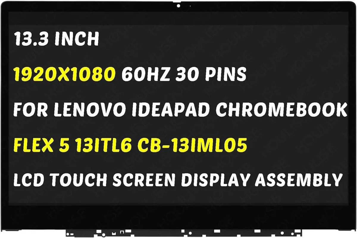 NUOLAISUN NUOLAISUN 13.3 inch 1920x1080 30 Pins 60HZ LCD Touch Screen Display Assembly — product photo