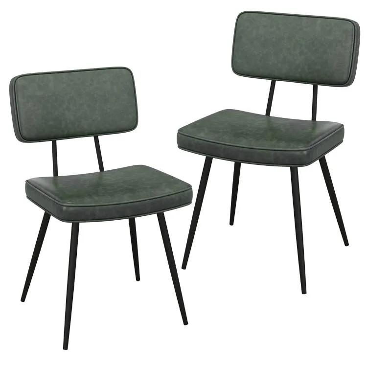 SlickBlue SlickBlue Dining Chair Set of 2 Dark Green — product photo