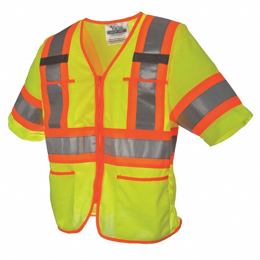 Viking Viking U6155G-3XL High Visibility Vest Class 3 3XL Green personal protective equipment — product photo