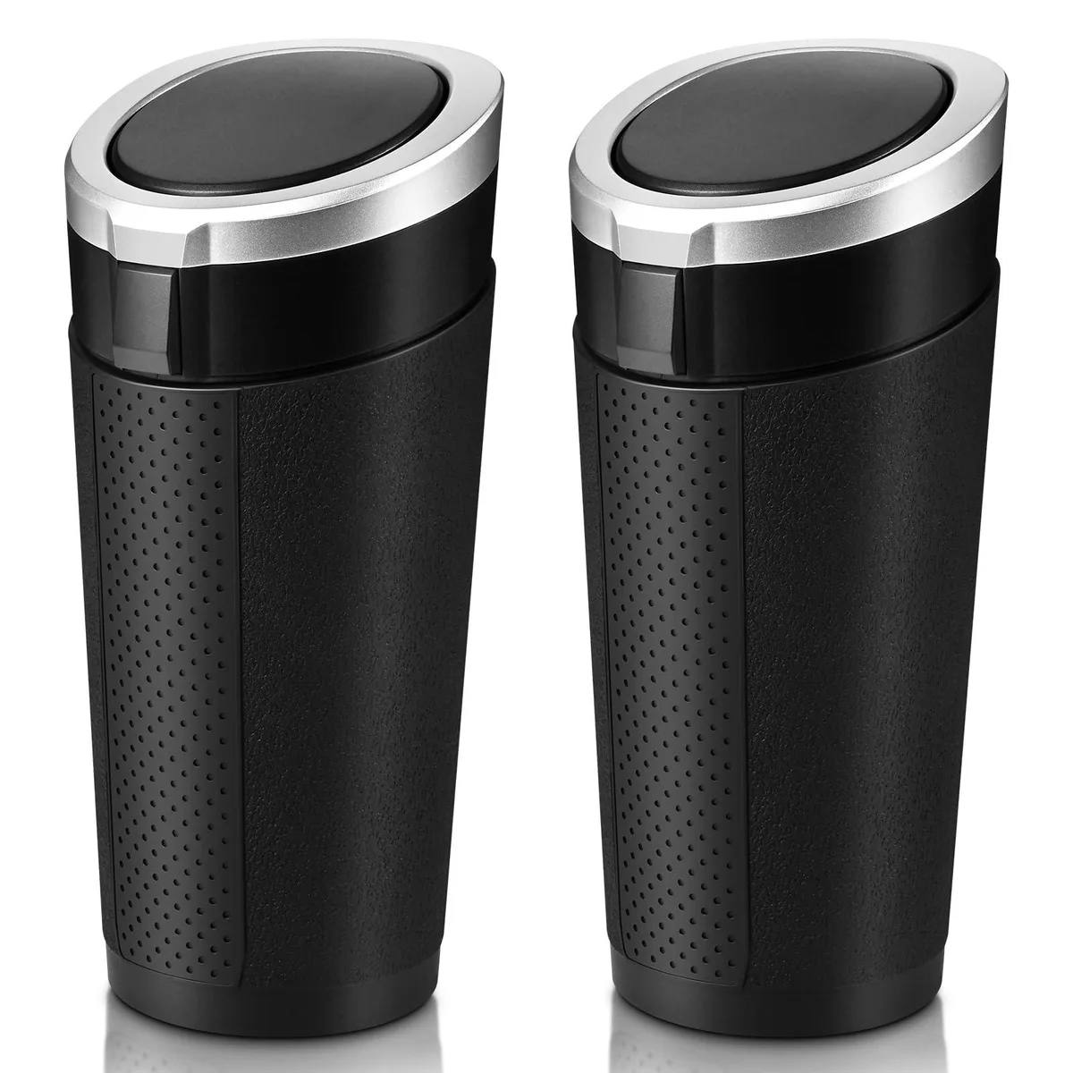 Three small white plastic bins with lids, 850 ml each