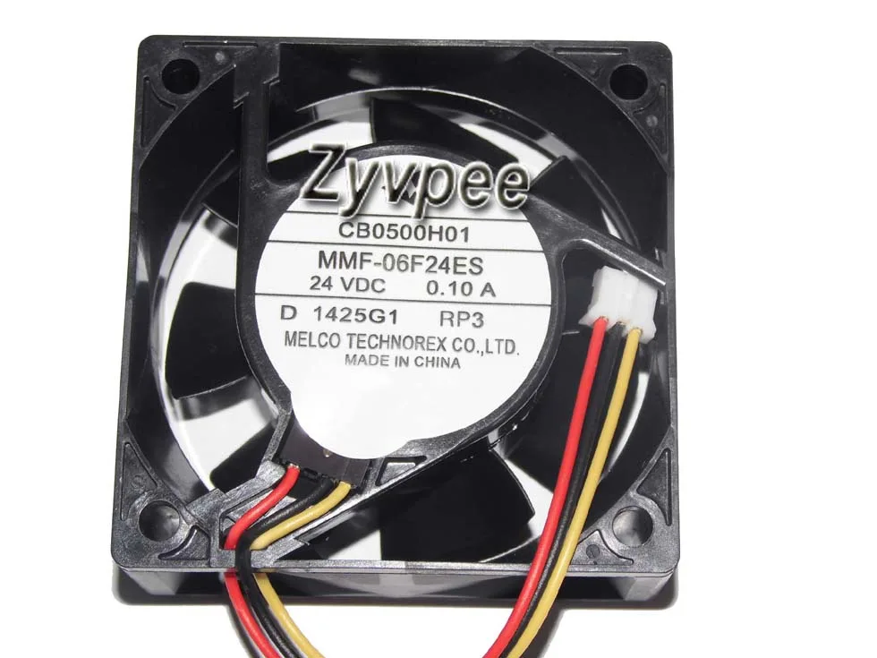 Zyvpee Zyvpee MMF-06F24ES RP3 60mm 24V 0.1A 3-pin case fan — product photo