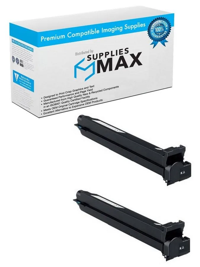SuppliesMax SuppliesMax TN-312K_2PK Black Toner Cartridge 2 Pack 20000 Pages — product photo