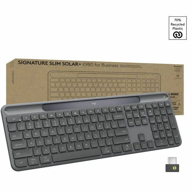 Logitech Logitech Signature Slim Solar+ K980 920-013770 Graphite keyboard — product photo