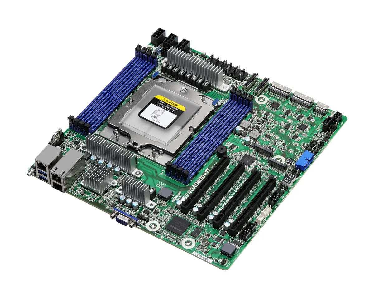ASRock Rack ASRock Rack GENOAD8UD-2T/X550 server motherboard SP5 DDR5 dual 10GbE — product photo
