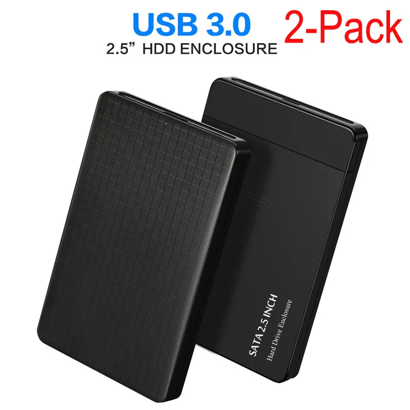 LUOM LUOM E39 2.5" USB 3.0 to SATA Enclosure 2-Pack — product photo