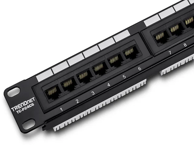 TRENDnet TRENDnet TC-P24C6 24-Port Cat6 Unshielded Rackmount Patch Panel wireless accessory — product photo