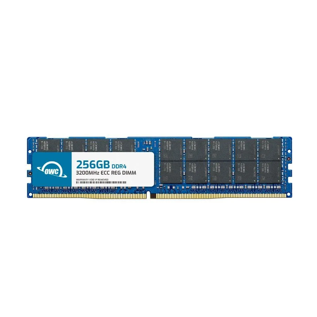OWC OWC 256GB DDR4 3200 PC4-25600 CL22 8Rx4 288-pin 1.2V ECC RDIMM memory upgrade — product photo