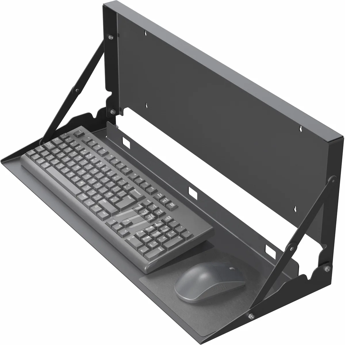 VIVO VIVO Flip-Down Keyboard Tray Wall Mount 24 inch 22 lbs Black — product photo