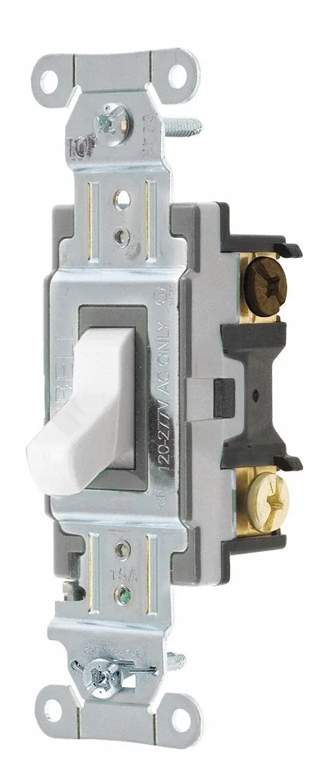 Hubbell Incorporated Hubbell Incorporated CSB315W 15 A 120/277 V 3-way switch — product photo