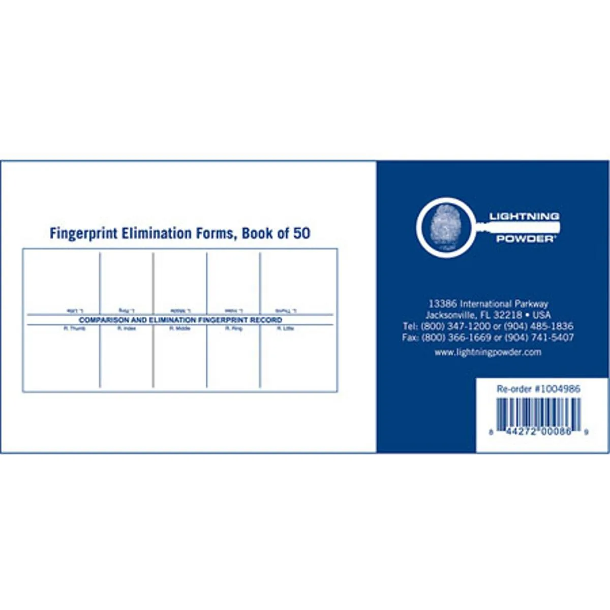 Safariland Safariland Perfect Print Elimination Kit Refill Forms — product photo