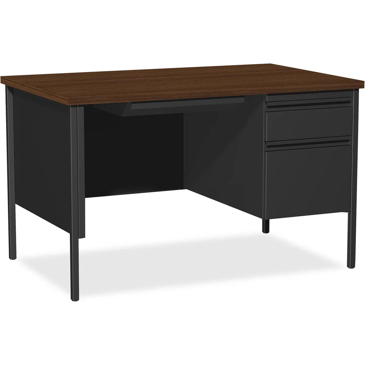 Lorell Lorell 66902 Right Single Pedestal Desk 48x30 patio furniture — product photo