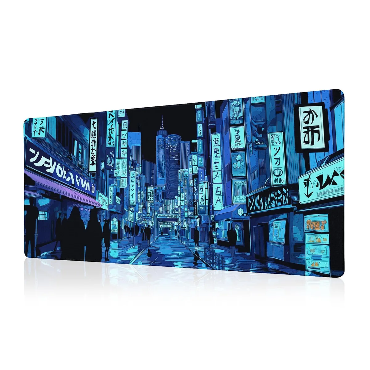  Keychron mp92sj12 Mouse Pad 31.5x11.8 Inch Japanese Street Lycra 2mm — product photo