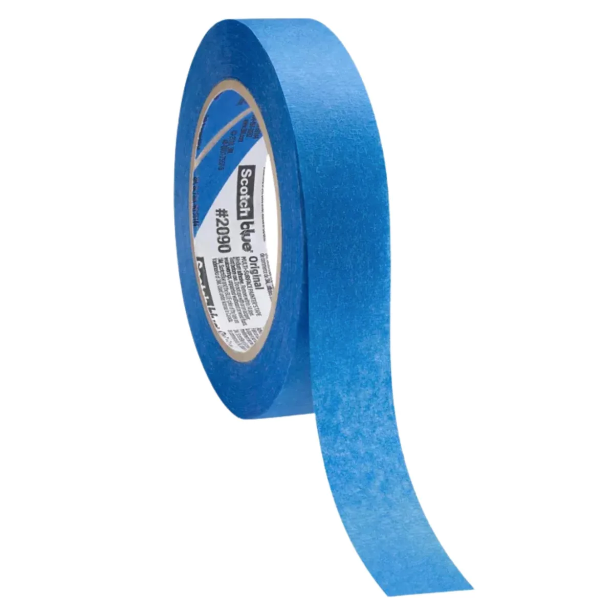 Blue painter's tape roll, 1 inch by 60 yards