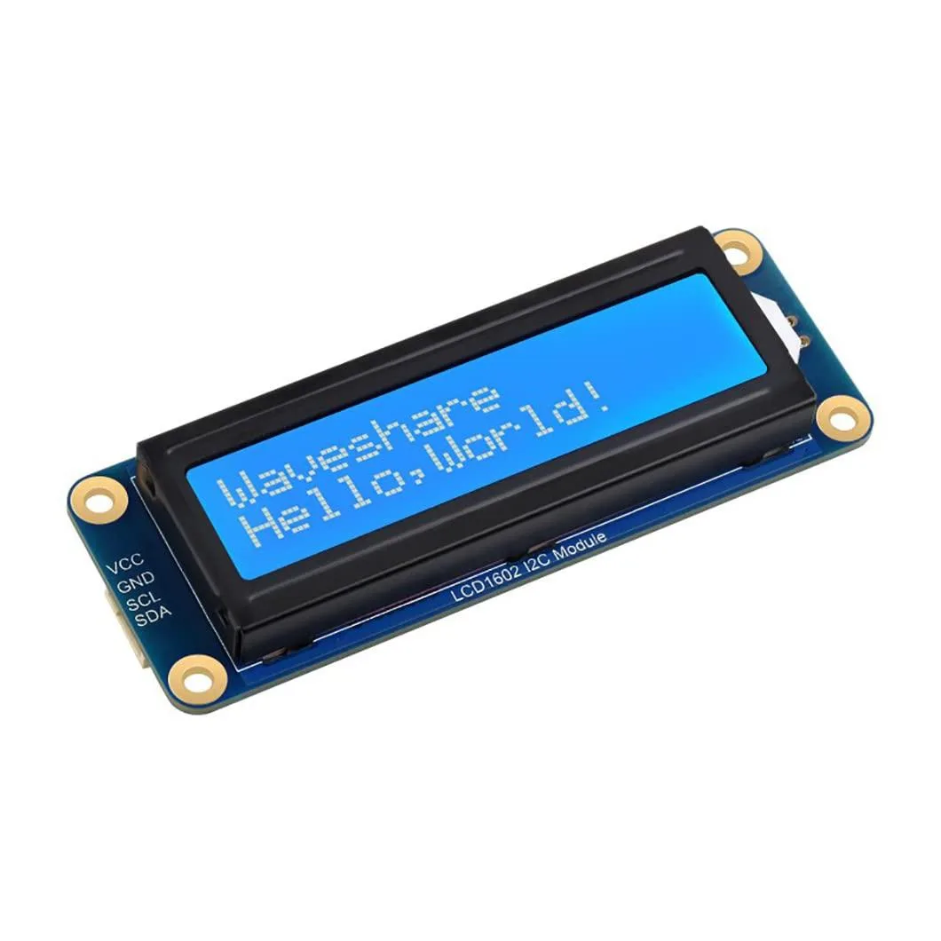 LORDWORLD LORDWORLD LCD1602 I2C Display Module 16x2 White Blue 3.3V 5V — product photo