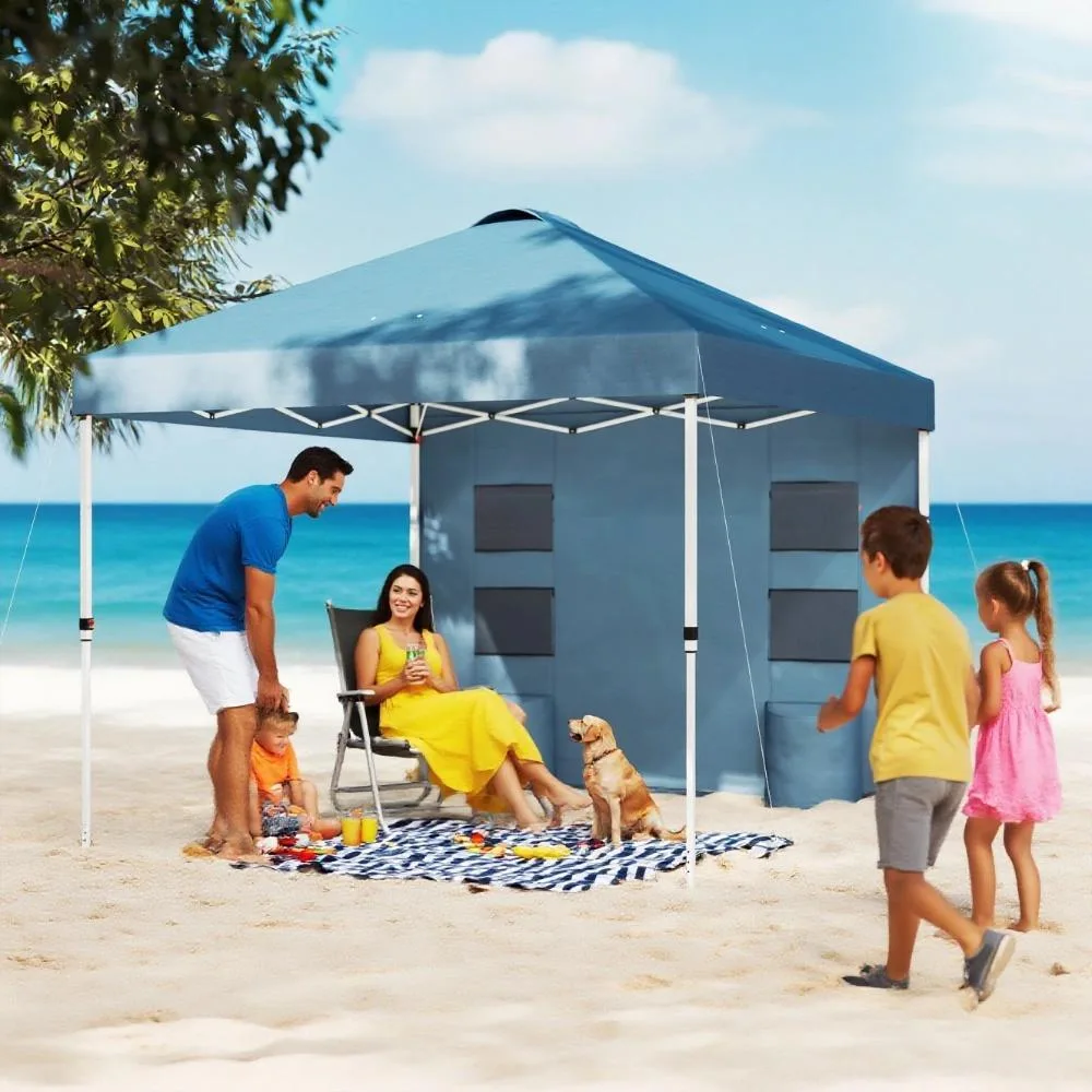 Bullride Bullride 10x10 ft Canopy with Sidewall Blue 116.9in — product photo