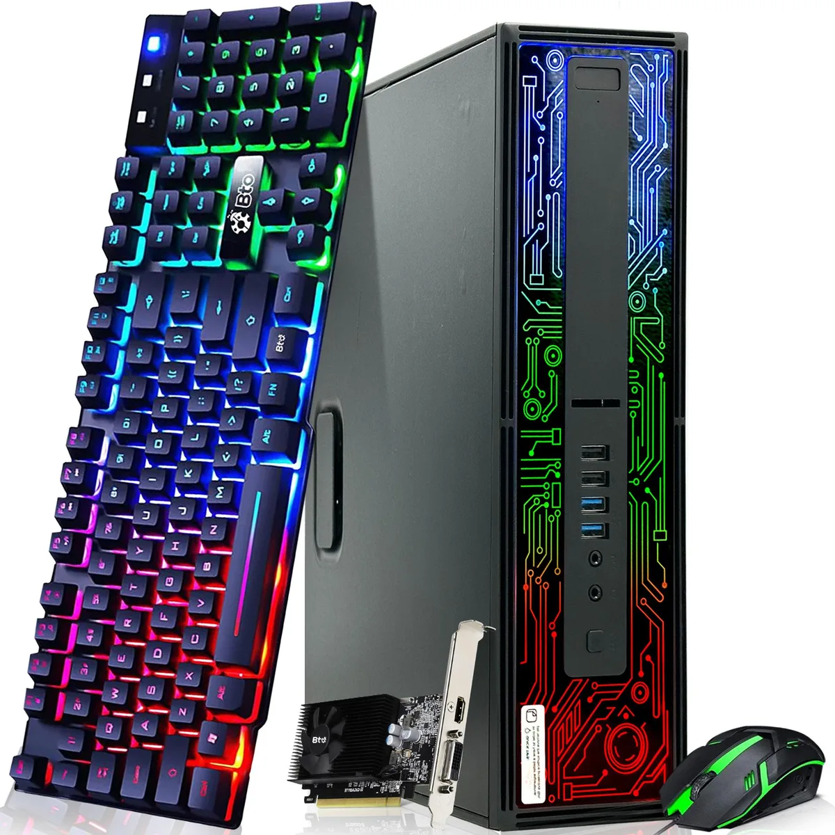 HP HP ProDesk G2 Gaming RGB SFF i5-6500 16GB DDR4 256GB SSD 1TB HDD RX 550 Win 10 Pro — product photo