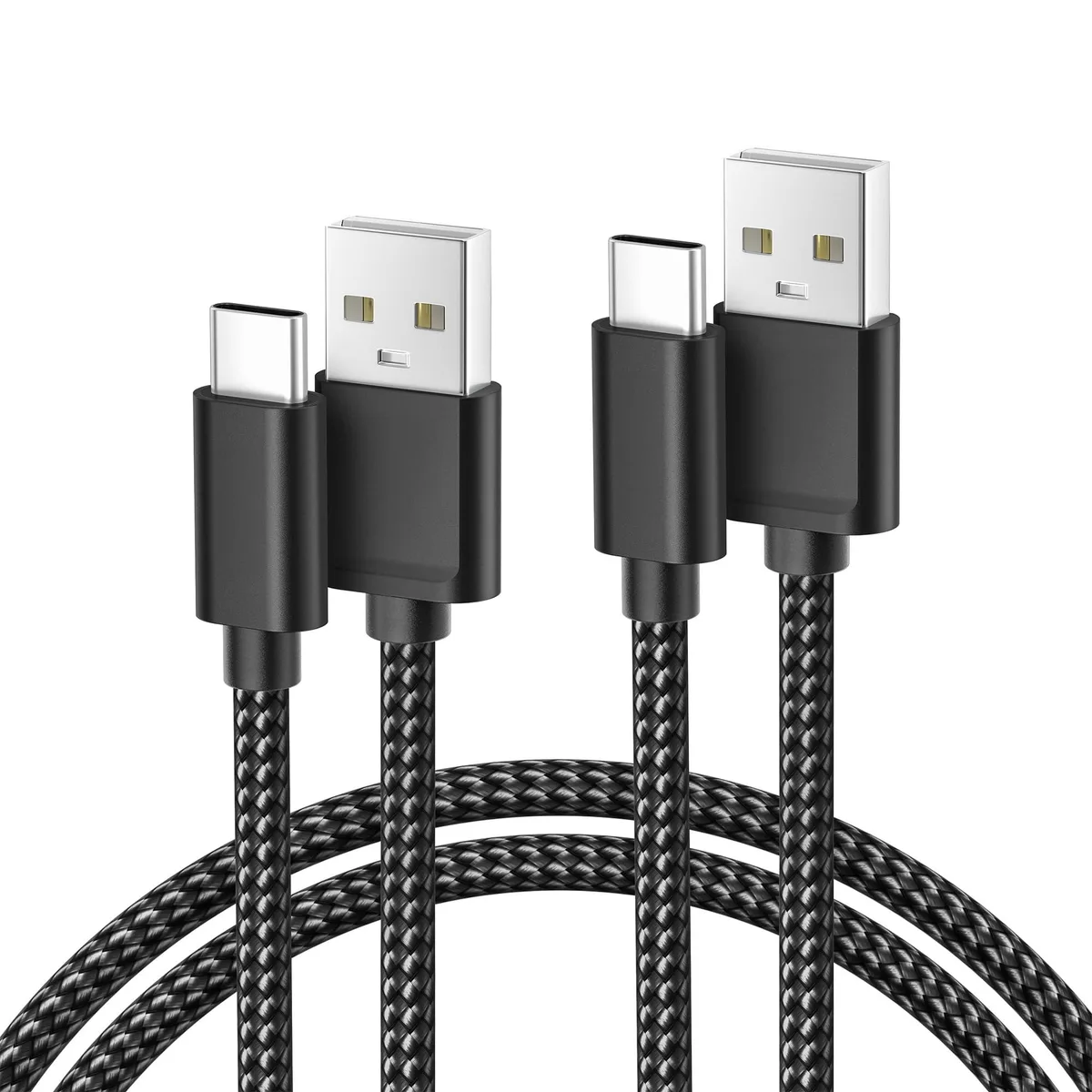 ViewSonic ViewSonic USB-C to USB-C Cable 2-Pack 6.6FT Black — product photo