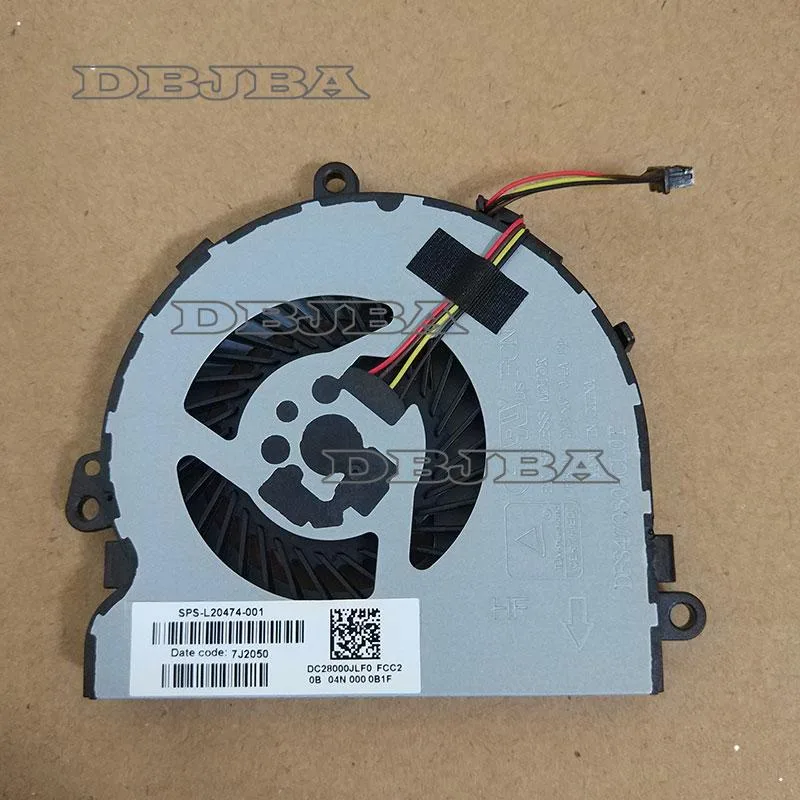 DBTLAP DBTLAP CPU Cooling Fan for HP 15-DA/DB Series — product photo