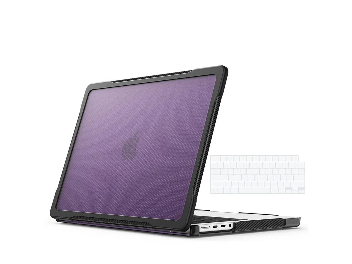 BONAEVER BONAEVER MacBook Pro 14 inch Case 2021-2023 Purple — product photo