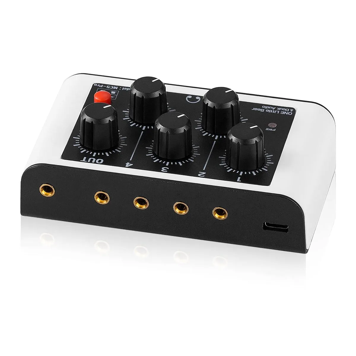 LORDWORLD LORDWORLD MC5 PRO 4-channel 3.5 mm streaming audio mixer — product photo