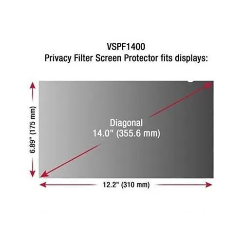 ViewSonic ViewSonic VSPF1400 14" Privacy Filter 16:9 60° monitor accessory — product photo