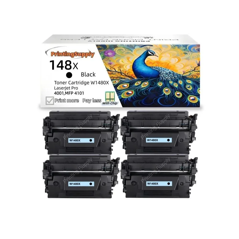 Ninestar Technology Ninestar Technology W1480X toner cartridge 4-pack high yield black with chip — product photo