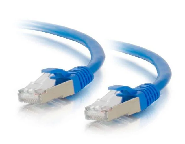 Cables To Go Cables To Go 00680 Cat6a shielded network ethernet cable 9 ft blue — product photo