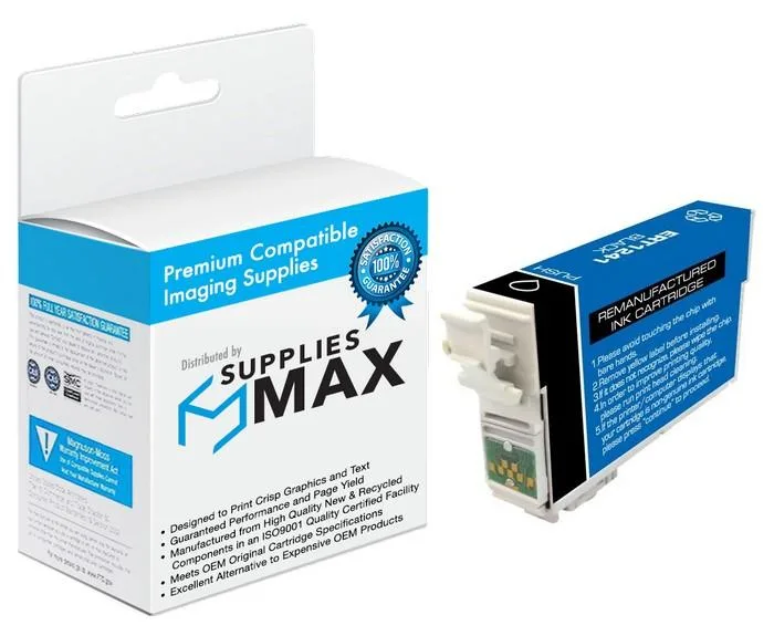 SuppliesMax SuppliesMax T124120 Remanufactured Inkjet Cartridge Black 200 Pages — product photo