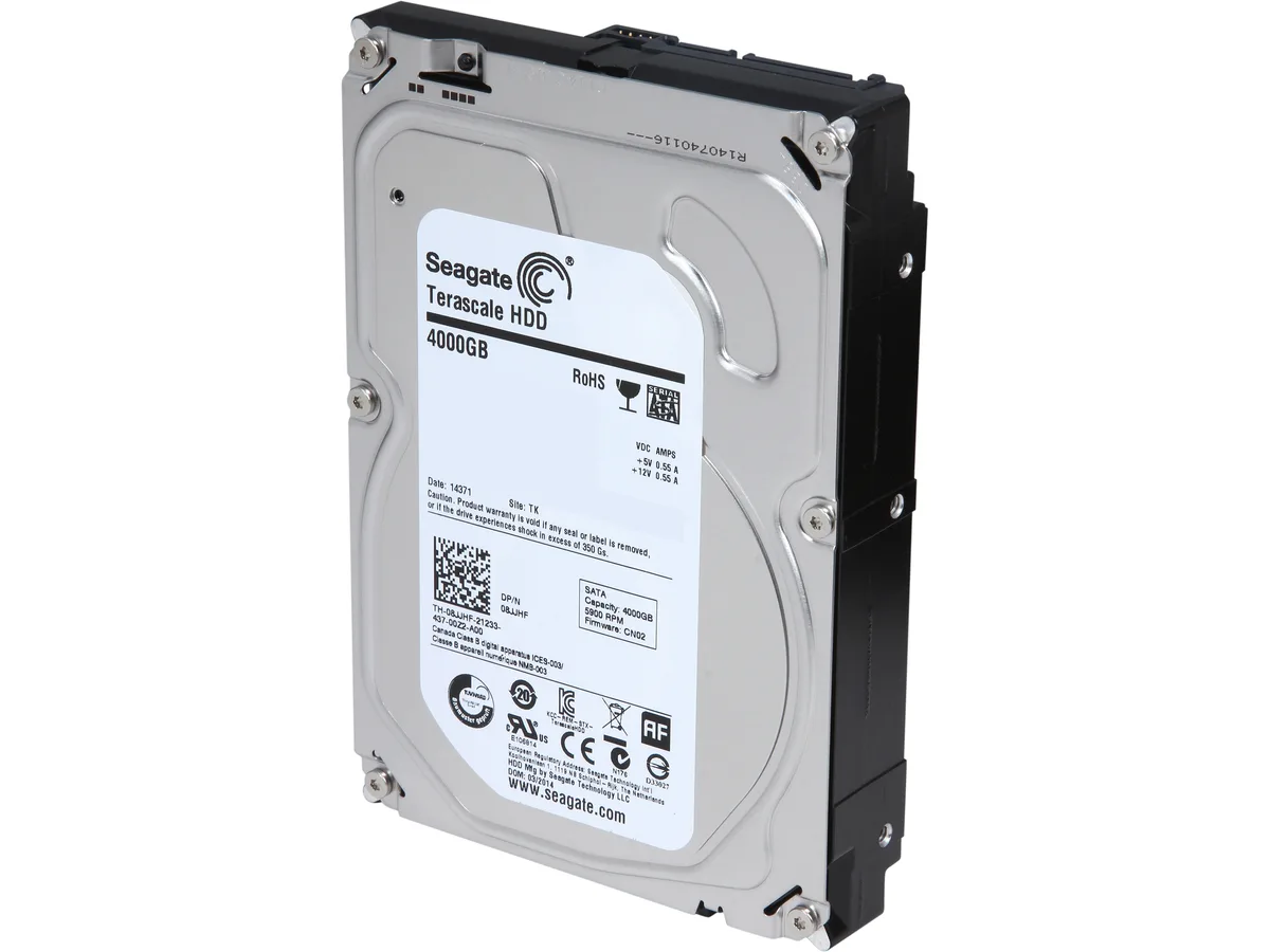 Seagate Seagate ST4000NC001 4TB 5900 RPM 64MB SATA 6.0Gb/s 3.5" internal hard drive — product photo