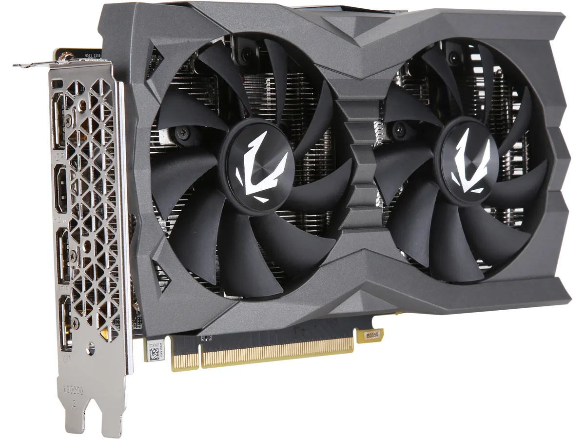 ZOTAC ZOTAC GeForce GTX 1660 AMP 6GB GDDR5 graphics card ZT-T16600D-10M — product photo