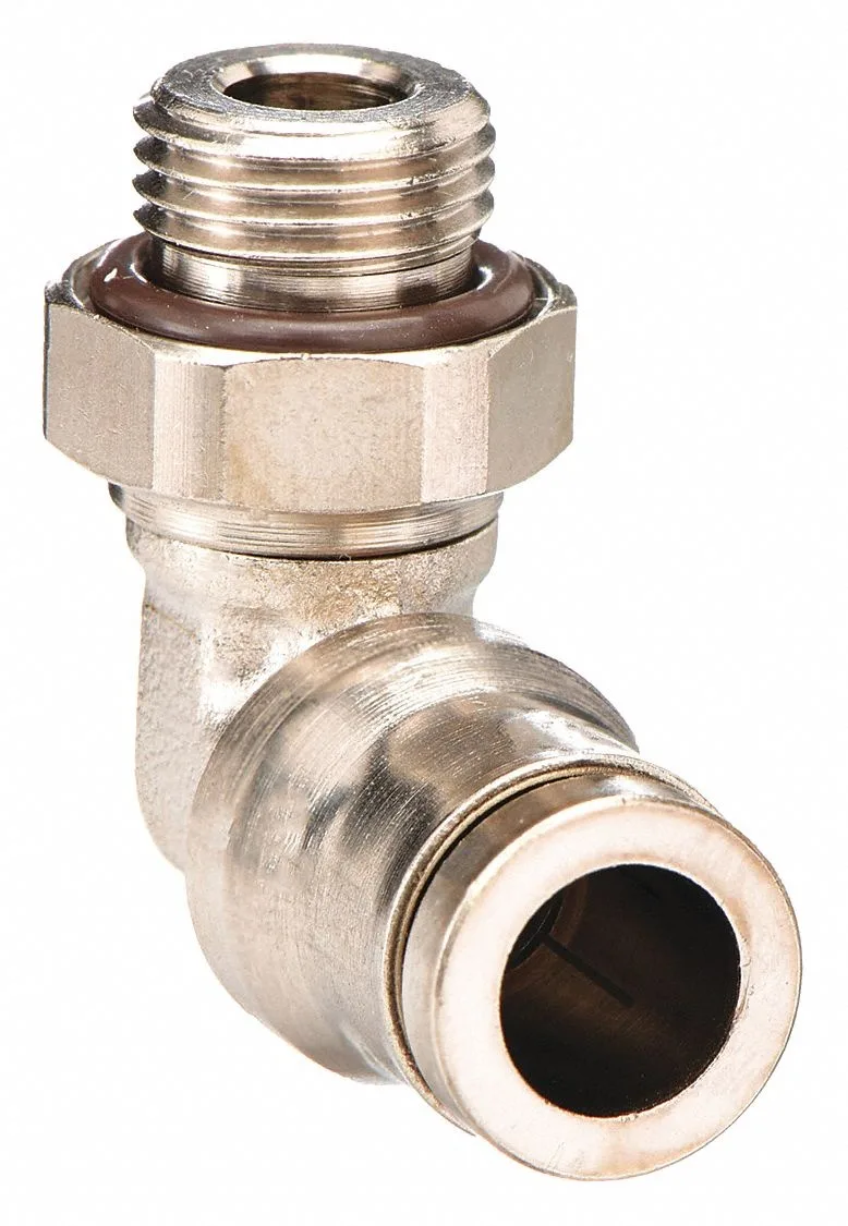Legris Legris 3699 12 13 Push-Fit Elbow Fitting 12 mm 1/4 in Brass — product photo