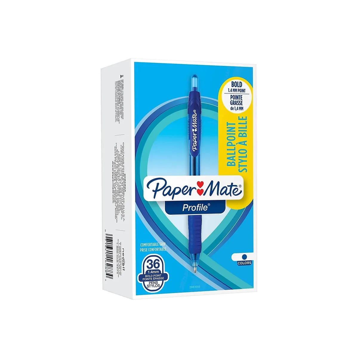 Sanford Sanford STL24390226 Paper Mate Profile RT Retractable Ballpoint Pen Bold 1.4mm Blue Box of 36 — product photo