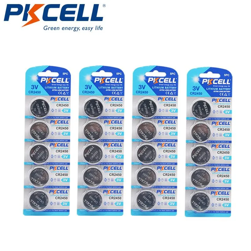 Pkcell Pkcell CR2450 3V Lithium Battery 20 Pack — product photo