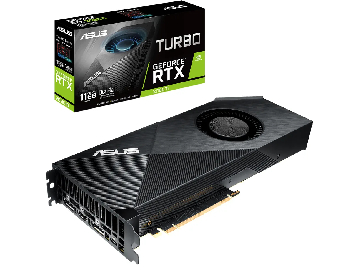 ASUS ASUS TURBO-RTX2080TI-11G graphics card — product photo