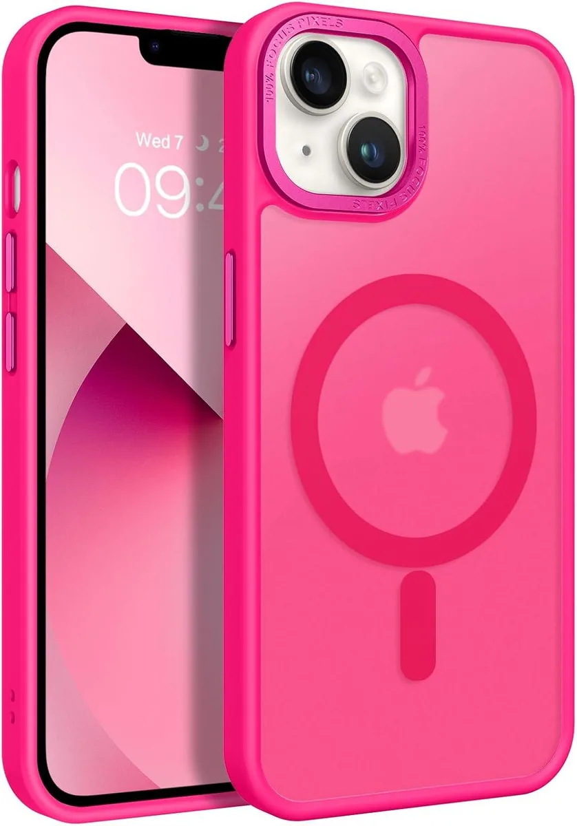 iworkmart iworkmart Magnetic Case for iPhone 13/14 6.1 Hot Pink — product photo