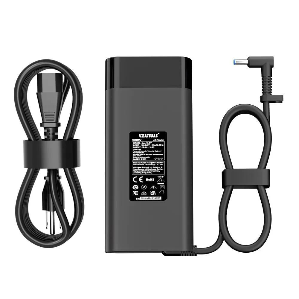  LZUMWS 200W 19.5V 10.3A AC Adapter 4.5x3.0mm Tip — product photo