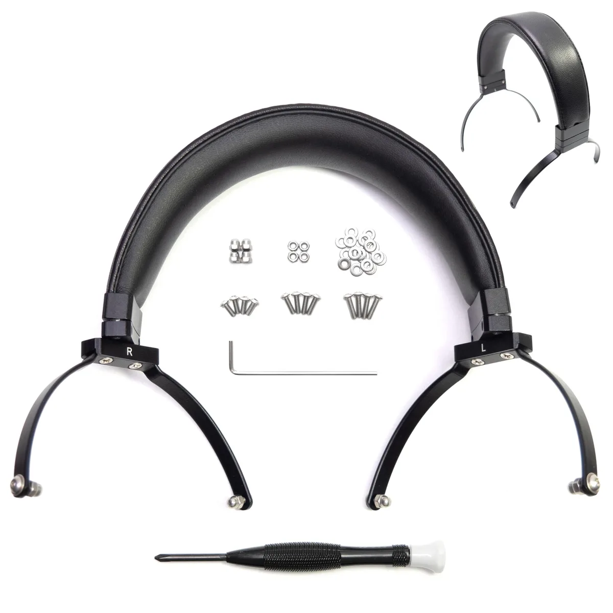 Bolton Technical Bolton Technical Lambskin Metal Headband 110-120mm 2 in 1 Accessory — product photo