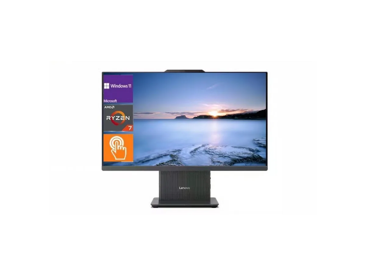 Lenovo Lenovo IdeaCentre All-in-One PC 27" FHD Touch Ryzen 7 7735HS 64GB DDR5 1TB SSD Windows 11 Pro — product photo