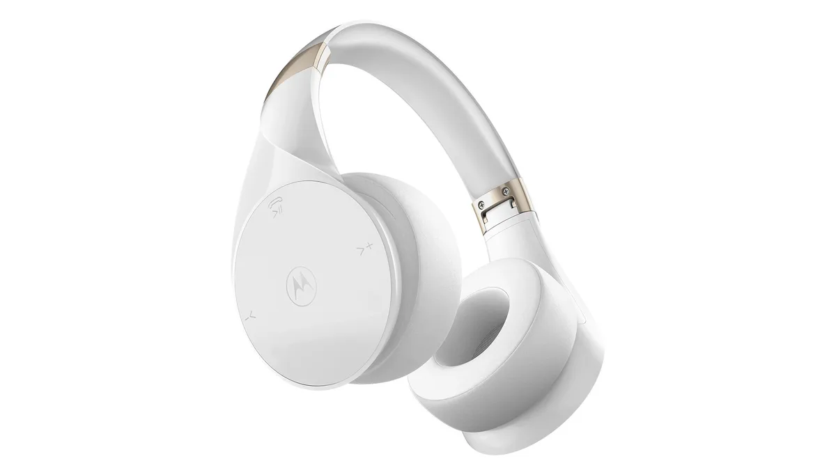 Motorola Motorola XT500+ WHITE over-ear Bluetooth headphone, 40 mm drivers, 25 h playtime, 190 g — product photo